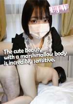 The cute beauty with a marshmallow body is incredibly sensitive