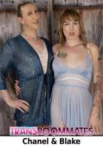 Trans beauties Blake and Chanel share passionate anal and oral sex.