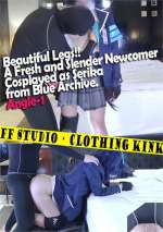 Beautiful Legs!! A Fresh and Slender Newcomer Cosplayed as Serika from Blue Archive. Part1