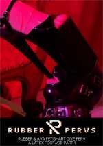 Rubber & Fetishart Give Perv A Latex Footjob – Part 1